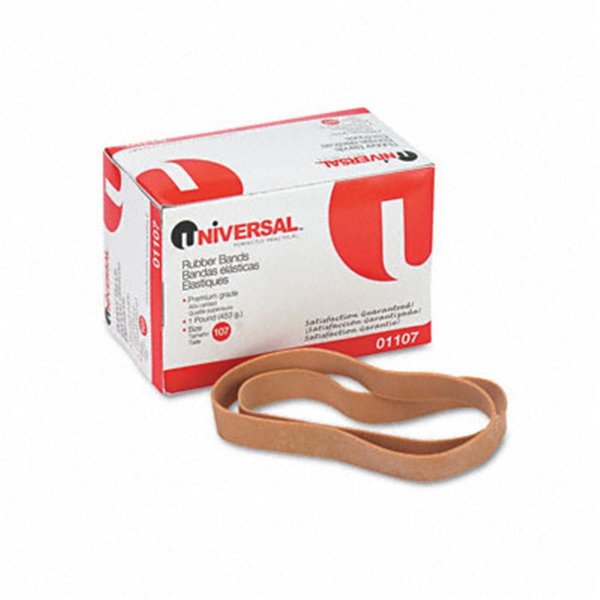 Universal Universal 01107 Rubber Bands- Size 107- 7 x 5/8- 40 Bands/1lb Pack 1107